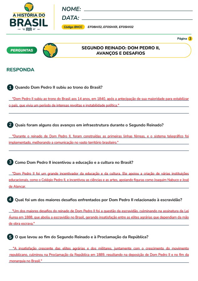 A História do Brasil